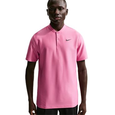 Nike Gents DriFit Velocity Blade Polo Shirt Peony (641)