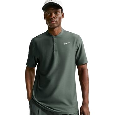 Nike Gents Velocity Dri-Fit Blade-Collar Polo Shirt Camo Green - White (303)