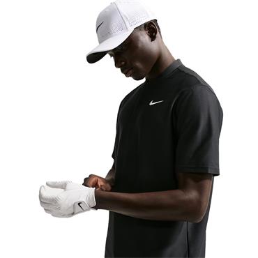 Nike Gents DriFit Velocity Blade Polo Shirt Black - White (Black010)