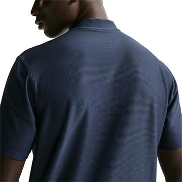 Nike Gents DriFit Velocity Blade Polo Shirt College Navy - White (Navy419)