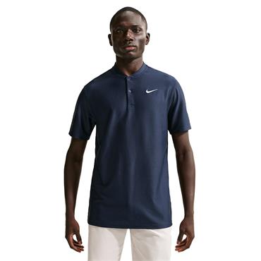 Nike Gents DriFit Velocity Blade Polo Shirt College Navy - White (Navy419)