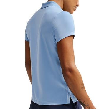 Nike Ladies Dri-FIT UV Short Sleeve Polo Blue 486