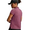 Nike Ladies Dri-FIT UV Short Sleeve Polo Red 654