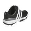 adidas Junior Tour360 24 BOA Golf Shoes Core Black - Cloud White - Iron Metallic