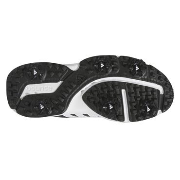 adidas Junior Tour360 24 BOA Golf Shoes Core Black - Cloud White - Iron Metallic