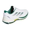 adidas Gents Adizero ZG Spikeless Golf Shoes Ftwr White - Collegiate Green - Yellow