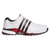 adidas Gents Tour360 25 Spikeless Golf Shoes Ftwr White - Core Black - Lucid Red