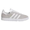 adidas Golf Originals Gents Gazelle Spikeless Golf Shoes Grey Two - Cloud White - Gold Metallic