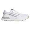 adidas Gents S2G 24 Spikeless Golf Shoes White - Halo Silver - Gum 4