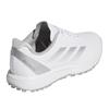 adidas Junior Adizero ZG Spikeless Golf Shoes Ftwr White - Silver Metallic - Iron Metallic