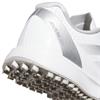 adidas Junior Adizero ZG Spikeless Golf Shoes Ftwr White - Silver Metallic - Iron Metallic