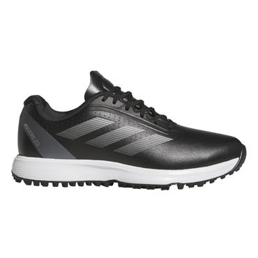 adidas Junior Adizero ZG Spikeless Golf Shoes Core Black - Silver Metallic - Iron Metallic