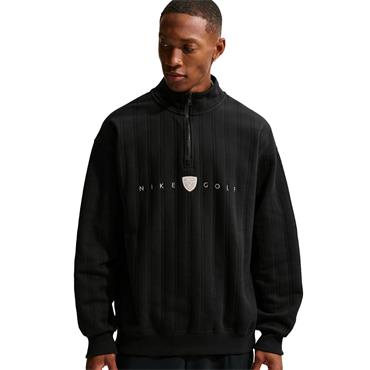 Nike Gents Fairway Fresh Therma-FIT Oversized ½ Zip Top Black - Limestone (010)