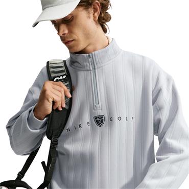 Nike Gents Fairway Fresh Therma-FIT Oversized ½ Zip Top Wolf Grey - Black (012)