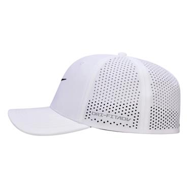 Nike Gents Dri-Fit ADV SwooshFlex Structured Cap White - Anthracite - Black (100)