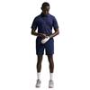 Nike Gents Dri-FIT Par 5 Embroidered Polo Shirt Navy - Hot Lava (419)