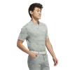 adidas Gents Ultimate365 Sport Collar Polo Shirt Silver Green