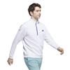 adidas Gents Ultimate365 Dwr Textured ¼ Zip Sweatshirt White