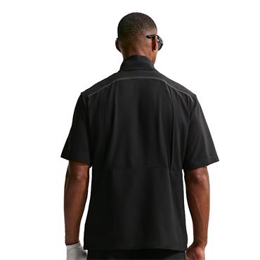 Nike Gents DriFit TP Short Sleeve Loose Windshirt Black (010)