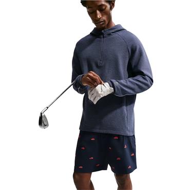 Nike Gents Dri-FIT Par 5 Shorts College Navy - Black - Hot Lava (419)