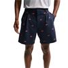 Nike Gents Dri-FIT Par 5 Shorts College Navy - Black - Hot Lava (419)