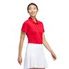 Adidas Ladies Solid Performance Polo Shirt Collegiate Red