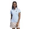 Adidas Ladies Solid Performance Ryder Cup 2027 Polo Shirt Clear Sky