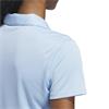 Adidas Ladies Solid Performance Ryder Cup 2027 Polo Shirt Clear Sky
