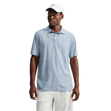 Nike Gents Tailored Performance Micro-Print Polo Shirt Light Armoury Blue (440)