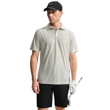 Nike Gents Tailored Performance Micro-Print Polo Shirt Spruce Aura (Grey 069)