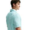 Nike Gents Dri-FIT Micro-Print Polo Shirt Baltic Blue - White (416)