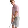Nike Gents Dri-FIT Micro-Print Polo Shirt Gym Red - White (687)
