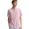 Nike Gents Dri-FIT Micro-Print Polo Shirt Gym Red - White (687)