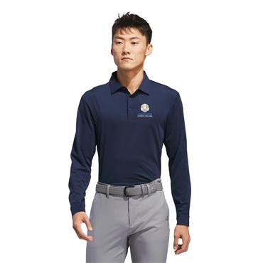 adidas Gents Ryder Cup 2027 Long Sleeve Polo Shirt Collegiate Navy