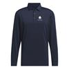 adidas Gents Ryder Cup 2027 Long Sleeve Polo Shirt Collegiate Navy