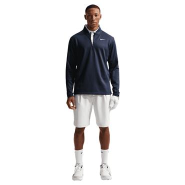 Nike Gents ThermaFit Velocity 1/2 Zip Top College Navy - White (Navy419)