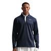 Nike Gents ThermaFit Velocity 1/2 Zip Top College Navy - White (Navy419)