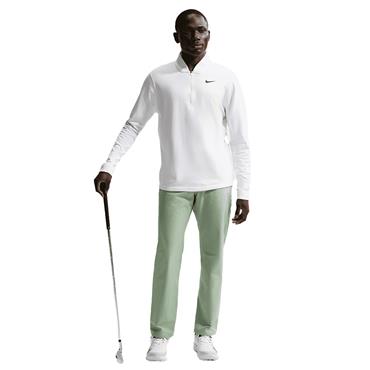 Nike Gents ThermaFit Velocity 1/2 Zip Top White - Black (White100)