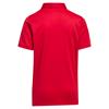 adidas Junior - Boys Performance Script Polo Shirt Collegiate Red