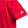 adidas Junior - Boys Performance Script Polo Shirt Collegiate Red