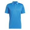 Adidas Gents Core Performance Primegreen Polo Shirt Bright Blue