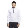 adidas Gents Lightweight Half-Zip Top White