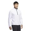 adidas Gents Lightweight Half-Zip Top White