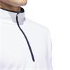 adidas Gents Lightweight Half-Zip Top White