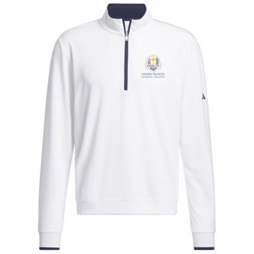 adidas Gents Lightweight ½ Zip Ryder Cup 2027 Top White