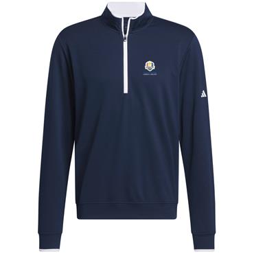adidas Gents Lightweight ½ Zip Ryder Cup 2027 Top Collegiate Navy