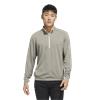 adidas Gents Lightweight Half-Zip Top Silver Pebble