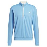 adidas Gents Core Lightweight ½ Zip Top Semi Blue Burst