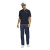 adidas Golf Originals Gents Argyle Knit Polo Shirt Night Indigo