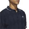 adidas Golf Originals Gents Argyle Knit Polo Shirt Night Indigo